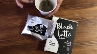 تجربه استفاده از لاته ذغالی Black Latte