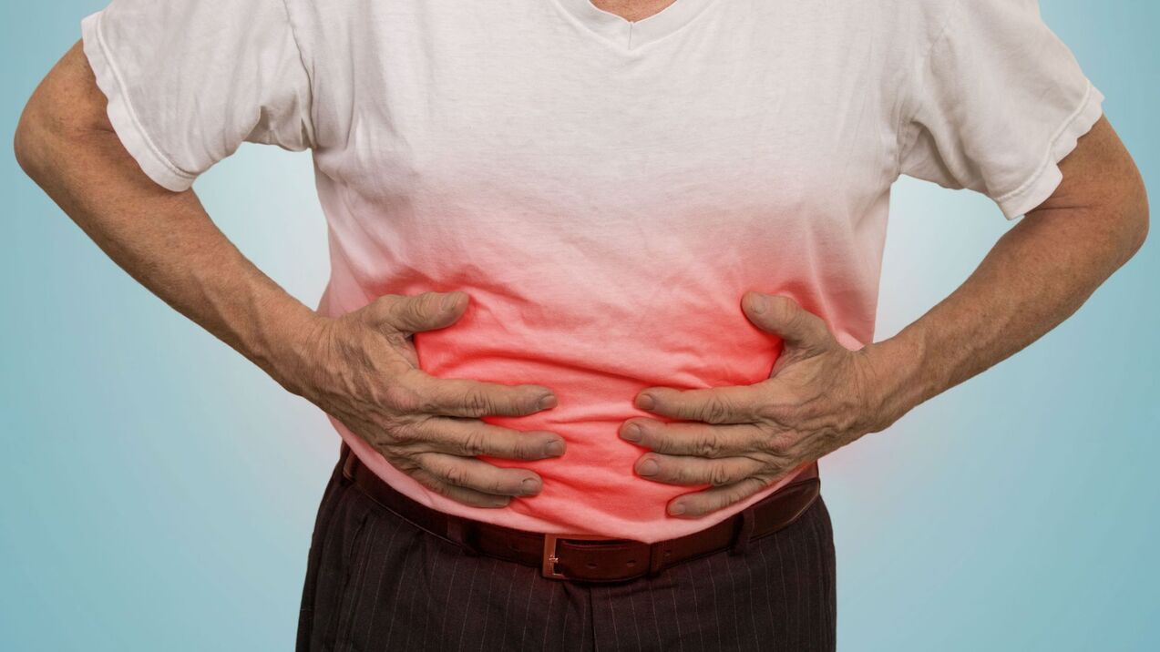 درد شکم همراه با پانکراتیت